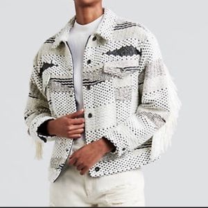 Levi's Black and White Jean Jacket